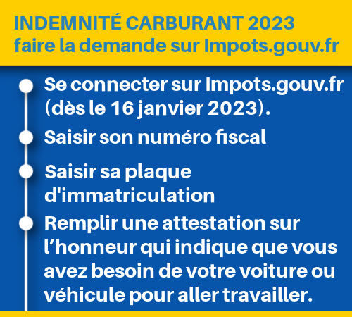 Prime indemnité carburant 100 euros 2023 conditions et démarche